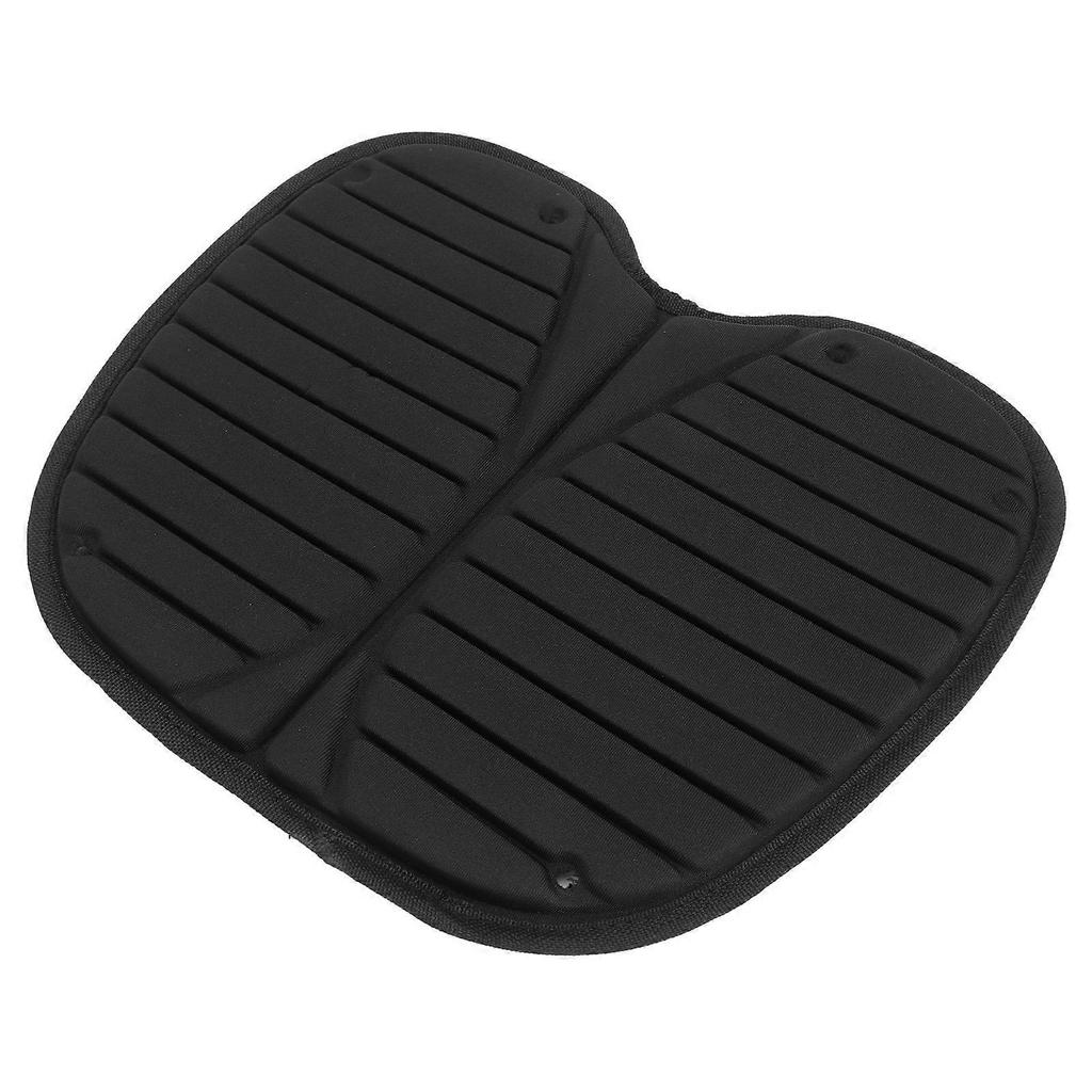 Kayak Seat Cushion 375 X 320mm Comfortable Fishing Kayaks EVA Seat Pad for Paddlers Long Sitting Black