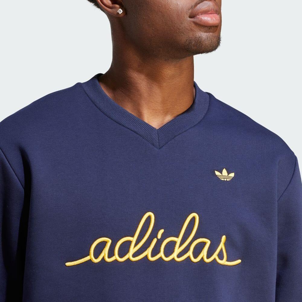 adidas Свитшот мужской Originals Сине-черный IR7596