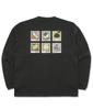 Футболка Retro Instant Camera Pocket Brushed T Black [Chums] L/S Мужская