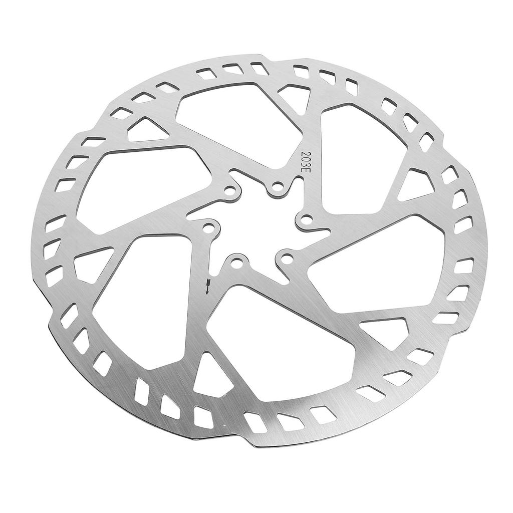 Тормозной диск для скутера толщиной 2,3 мм, 6 винтов, замена тормозного диска для электроскутера 203 мм