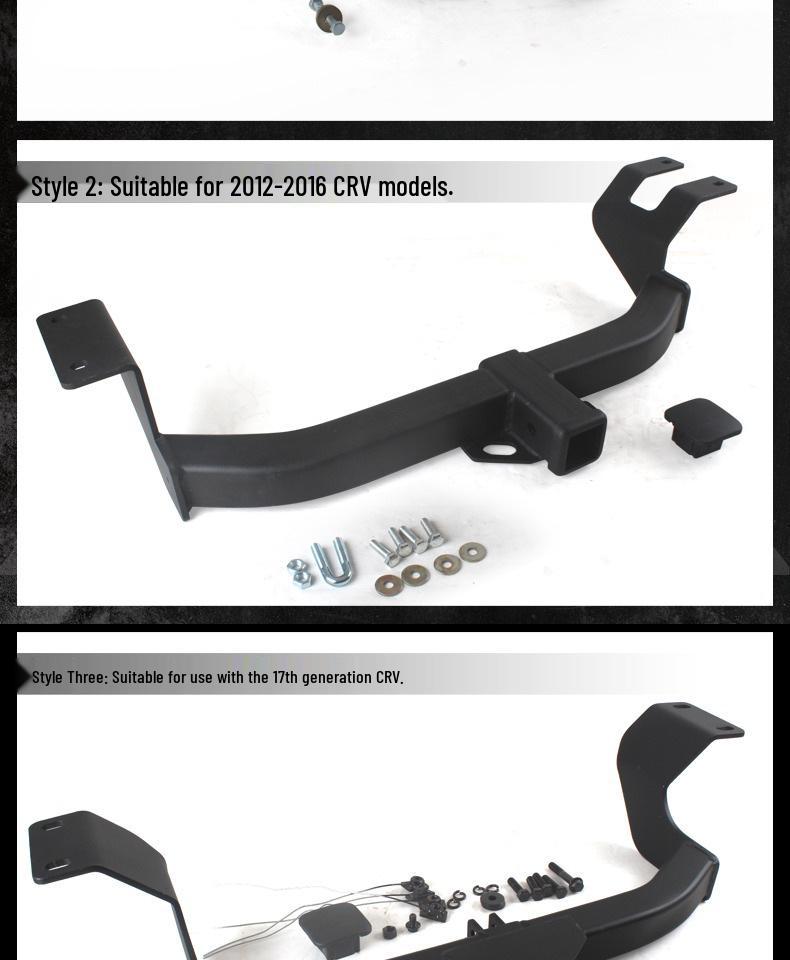 Заднее фаркопное устройство и съемный крюк Honda CRV для модифицированных прицепов