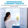 1 шт. Таблетки для чистки холодильника глубокая очистка бытовой морозильник щель удаление накипи дезодорация чистящие пенные таблетки