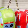 Плюшевый брелок Мультяшная Пожарная машина Скорая помощь Полицейская машина Такси Плюшевая игрушка Украшение для сумки Мягкая Набивная Мультяшная кукла Плюшевый брелок Детская игрушка Подарок