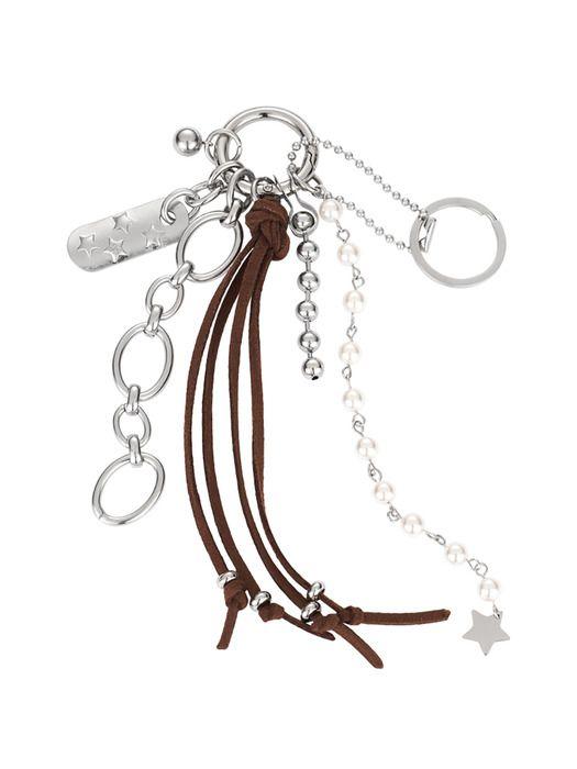 Nff брелок-звезда - серебристый