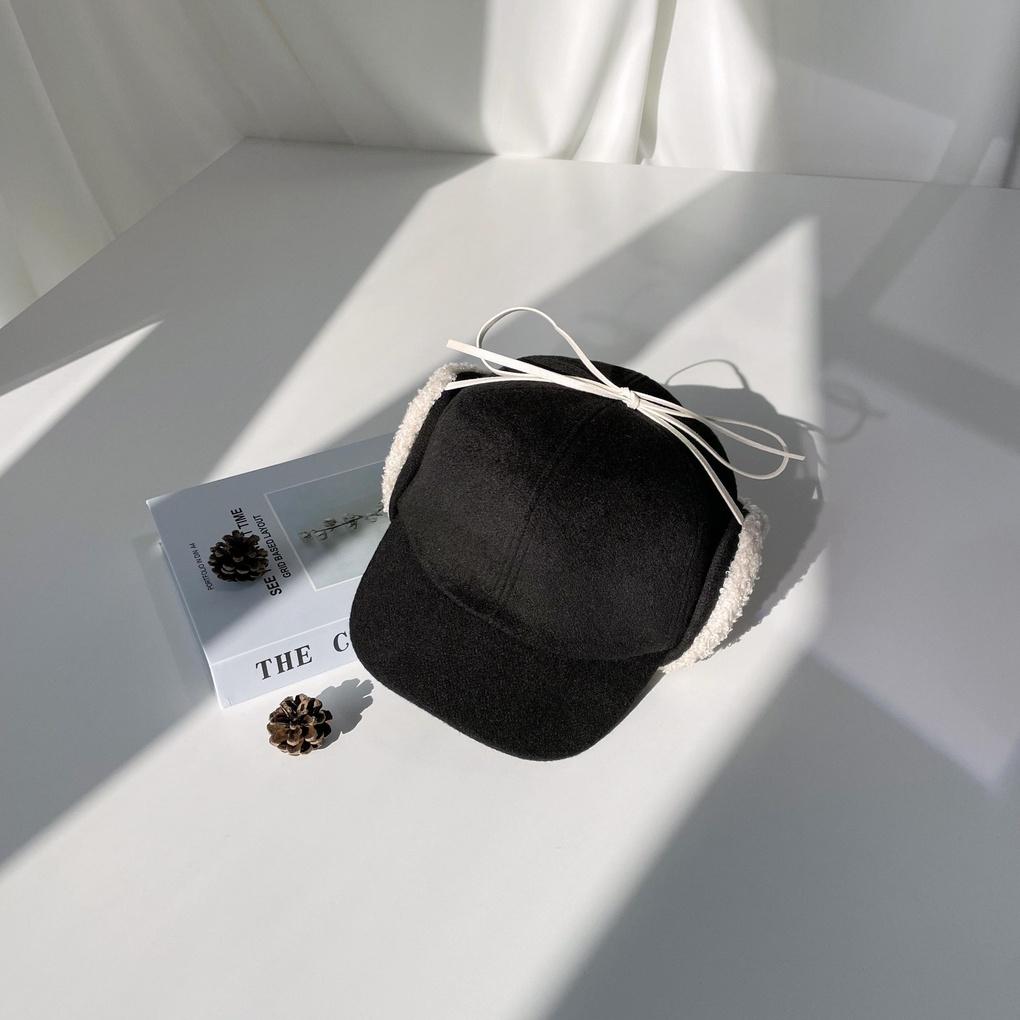 Unisex Basic Daily Baseball Cap with Earflap