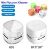 New Vacuum Cleaner Brush Office Desk Dust Tool Table Sweeper Desktop Vacuum Cleaner For Car Home Computer Sweeper Christmas Gift