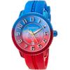 Tendence De'Color Ultraman Zero Model Blue/Red Dial Aluminum Mineral Glass Quartz 42mm Watch TY933004 Red