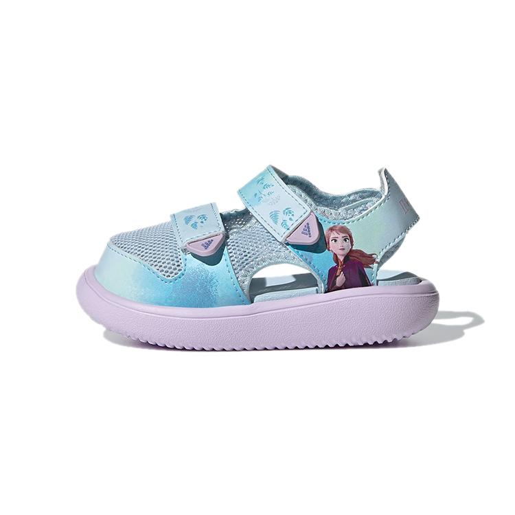 Disney x Adidas Сандалии для воды Комфортные Замороженное Сердце Нескользящие Износостойкие Низкие Детские Кроссовки Синие FY8148