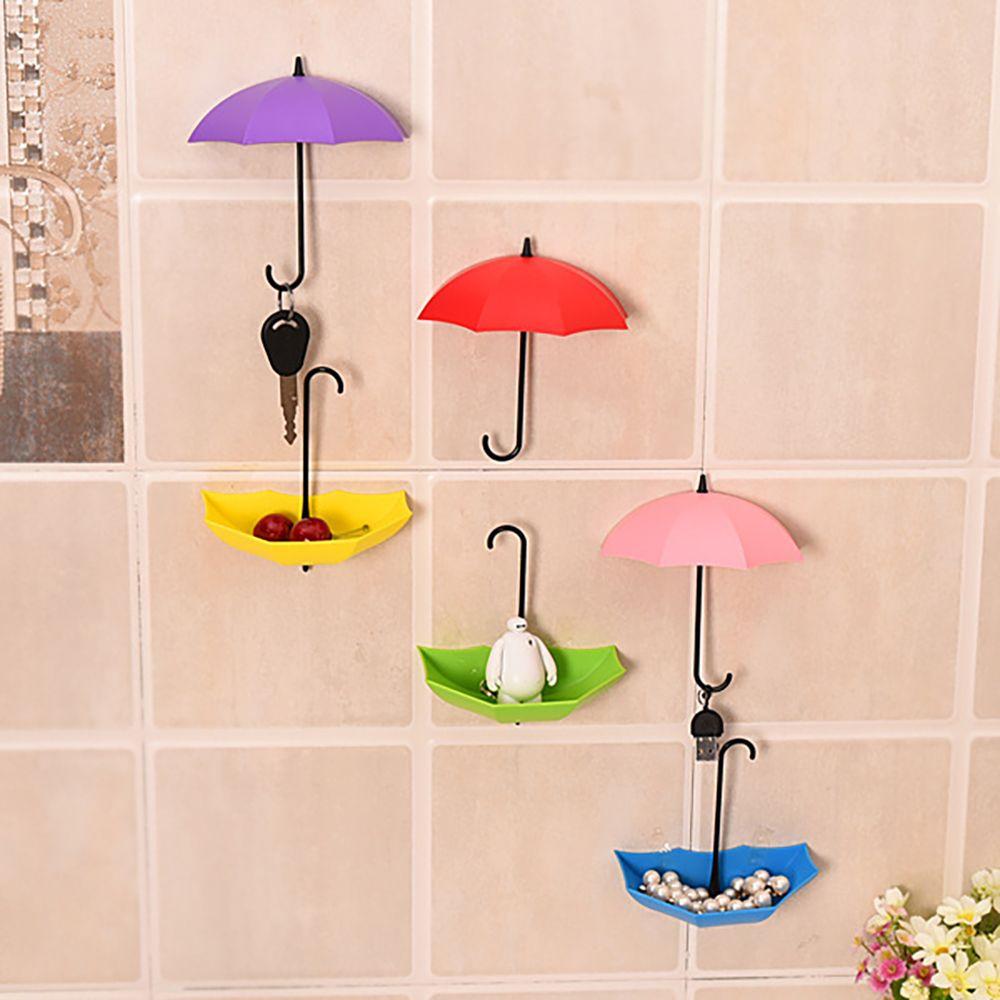 Kitchen Kitchen Organizer Key Wall Door Storage Rack Umbrella Hook Wall Hook Home Decorative