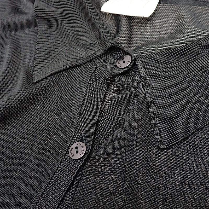 CHANEL  P10150 V00417 94305 40 Long sleeve shirt black Women