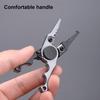 Полезные коррозионностойкие многофункциональные рыболовные плоскогубцы с завязанными крючками, уличный аксессуар