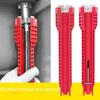 Universal Multifunctional Eight-in-One Socket Wrench for Plumbing, Faucets, Water Heaters, and Bathrooms.