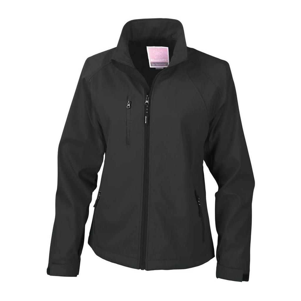 Result Ladies/Womens La Femme® 2 Layer Base Softshell Breathable Wind Resistant Jacket