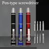 Многофункциональный инструмент отвертки, отвертки восемь в одном, инструменты для разборки ручки из алюминиевого сплава для смены головок отверток