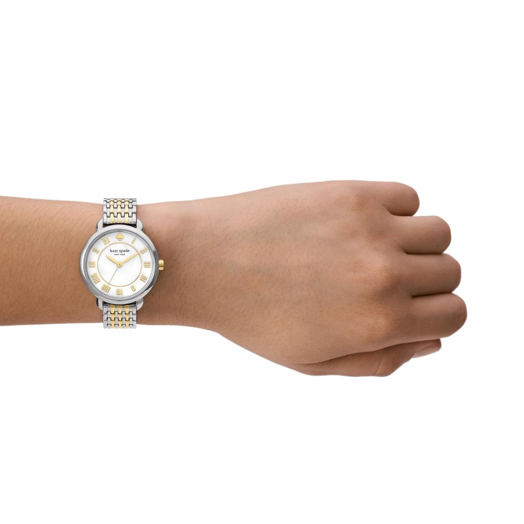 Spade Новые часы LILY AVENUE KSW1822 серебристо-золотистые [Кейт Йорк] Женские &