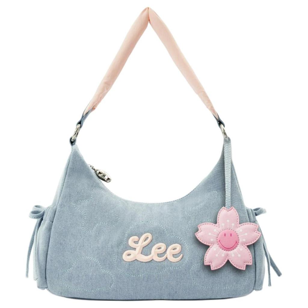 New Lee Fabric Shoulder Bag Women's Light Blue & Pink LE250033M-541