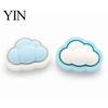 Stress Relief Gadget 3D Printed Cloud Fidget Clicker with Keyring, Finger Relieving Keychain for Relieving, Handbag Schoolbag Backpack Purse