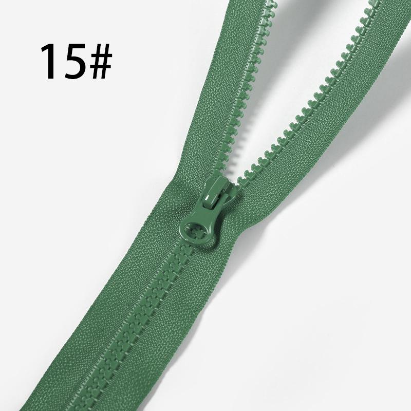 5# Спиральные молнии из смолы Портной Цветная молния с открытым концом DIY Ручная работа Пуховик Пальто Одежда Швейные аксессуары