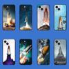 Чехол для телефона «Космическая ракета» для iPhone Samsung Galaxy Redmi Xiaomi Oppo OnePlus Note SA 7 8 9 10 11 12 13 14 20 21 22 23 53 54 Pro Max Ultra TPU Soft