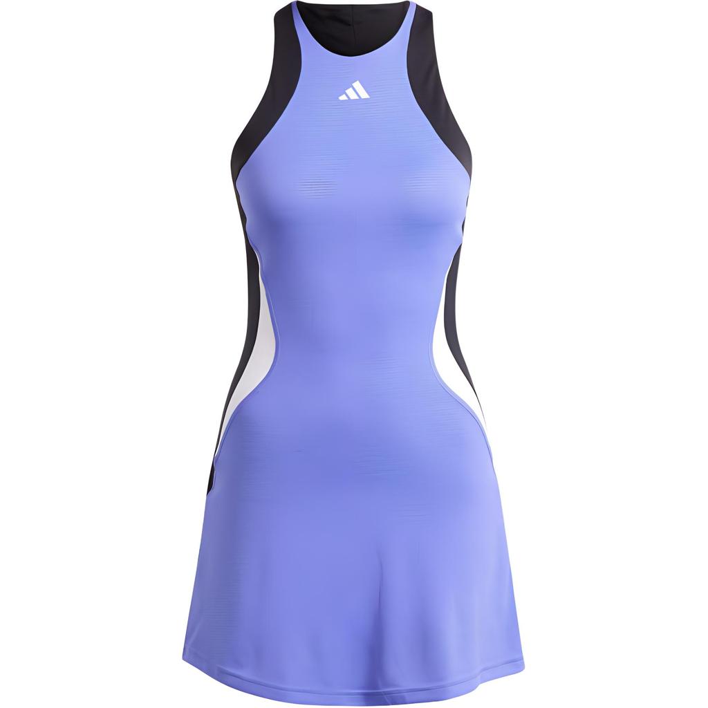 Adidas Aeroready Premium Dress Comfortable Soft Breathable Sleeveless Mini Dress Women Dress Cobalt-Blue IM9123