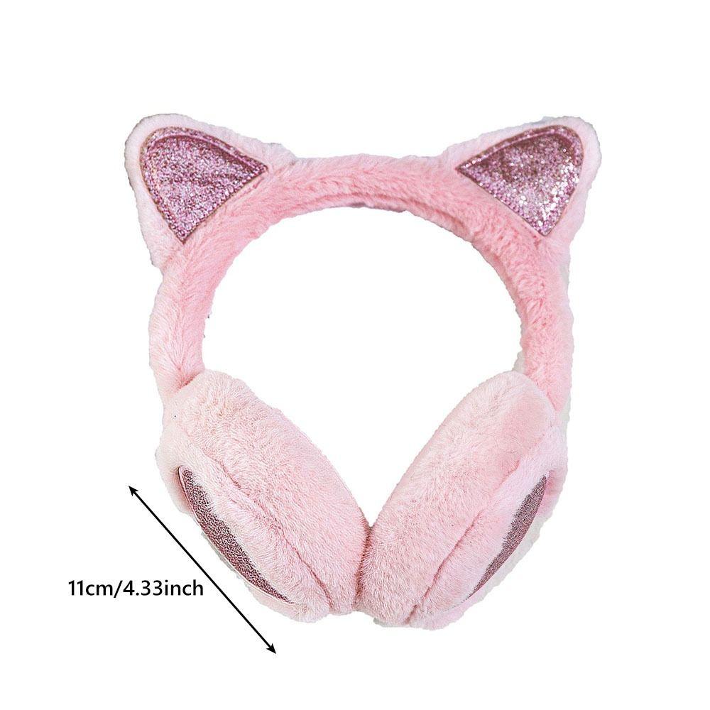 Soft Furry Outdoor Ear Covers Headband Winter Warm Ear Warmers Cute Animal Earmuffs for Women
