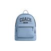 West 32Varsity Рюкзак на молнии из кожи и ткани Большой мужской рюкзак Синий василек CS605-QBCFL