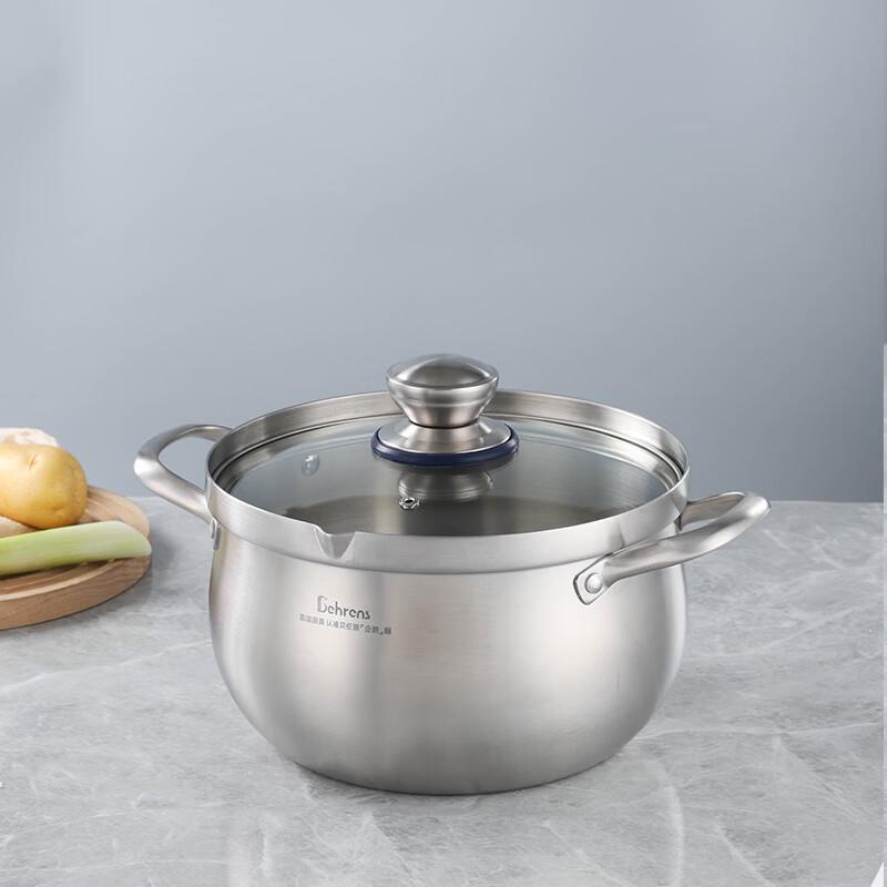 Berghoff 22cm Multi-functional 3-Ply Stainless Steel Pot with Steamer