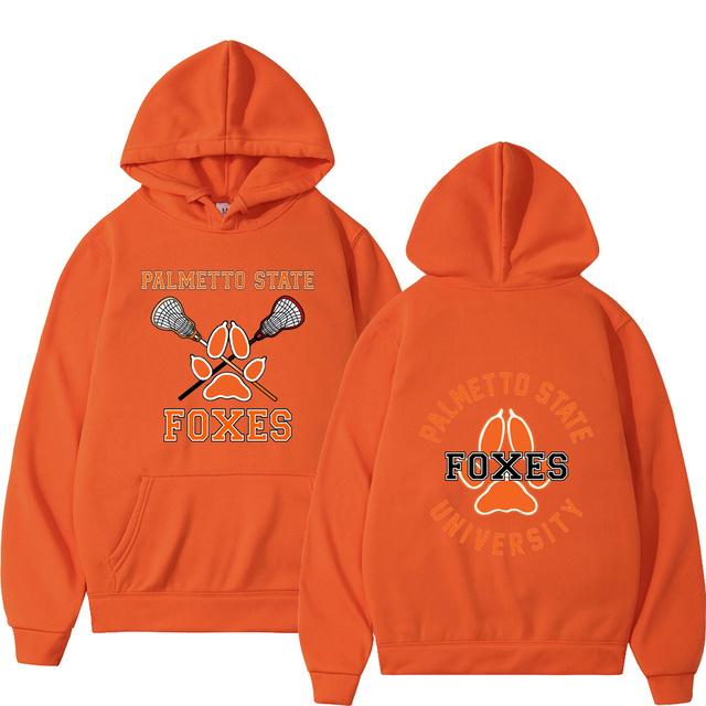 Streetwear The Foxhole Court Palmetto State Foxes Printed Men's Hoodie Pullover Men Hoodies Women Hip Hop Sweatshirt Clothes
