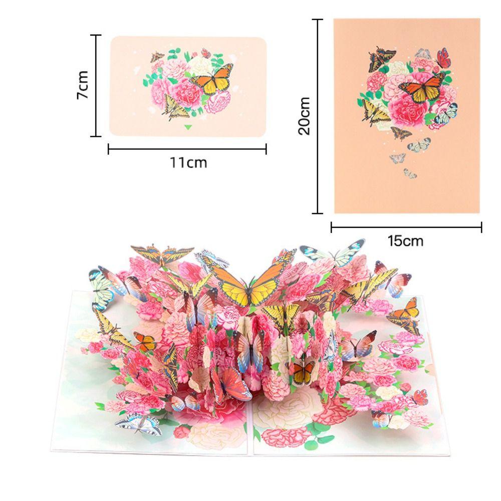Anniversary Card Pop up Card 3D Post Card Birthday Cards for Valentine's Day Mother's Day