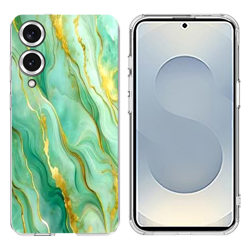 Мягкий ТПУ чехол для Samsung Galaxy S25 Edge с печатью мраморного узора, чехол для телефона