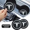 Car Cup Mat Anti-slip Bottle Holder Coasters Car Accessories For Model 3 Model S Model X Y Roadster Performance