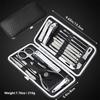 19 In 1 Professional Nail Clippers Pedicure Kit, Manicure Tool Kit Manicure Set, Stainless Steel Manicure Tools
