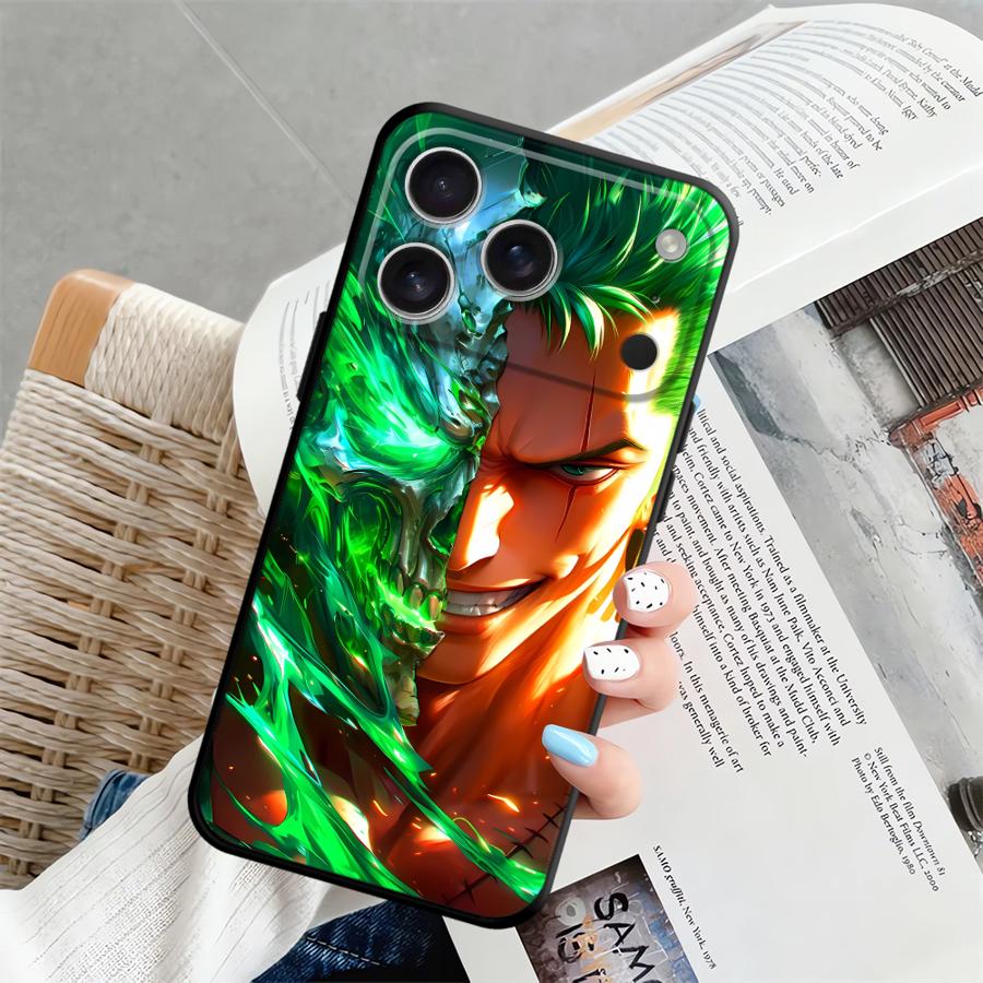 Чехол для телефона Funda для iPhone 17Air 7 8 12 17 16 Pro Max 11 X XS XR 14 13 Mini 15 Plus SE One Piece Луффи