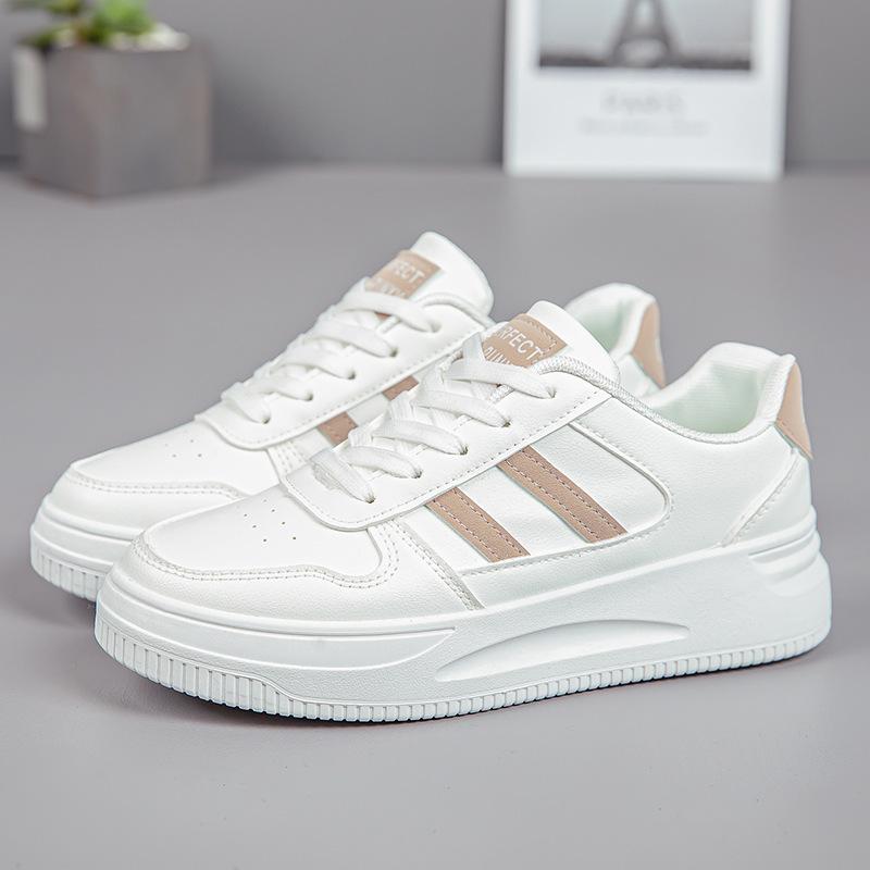 [Customized] 2025 Little White Shoes Women's Shoes New Spring Popular Sports Board Shoes White Student Versatile Casual Shoes