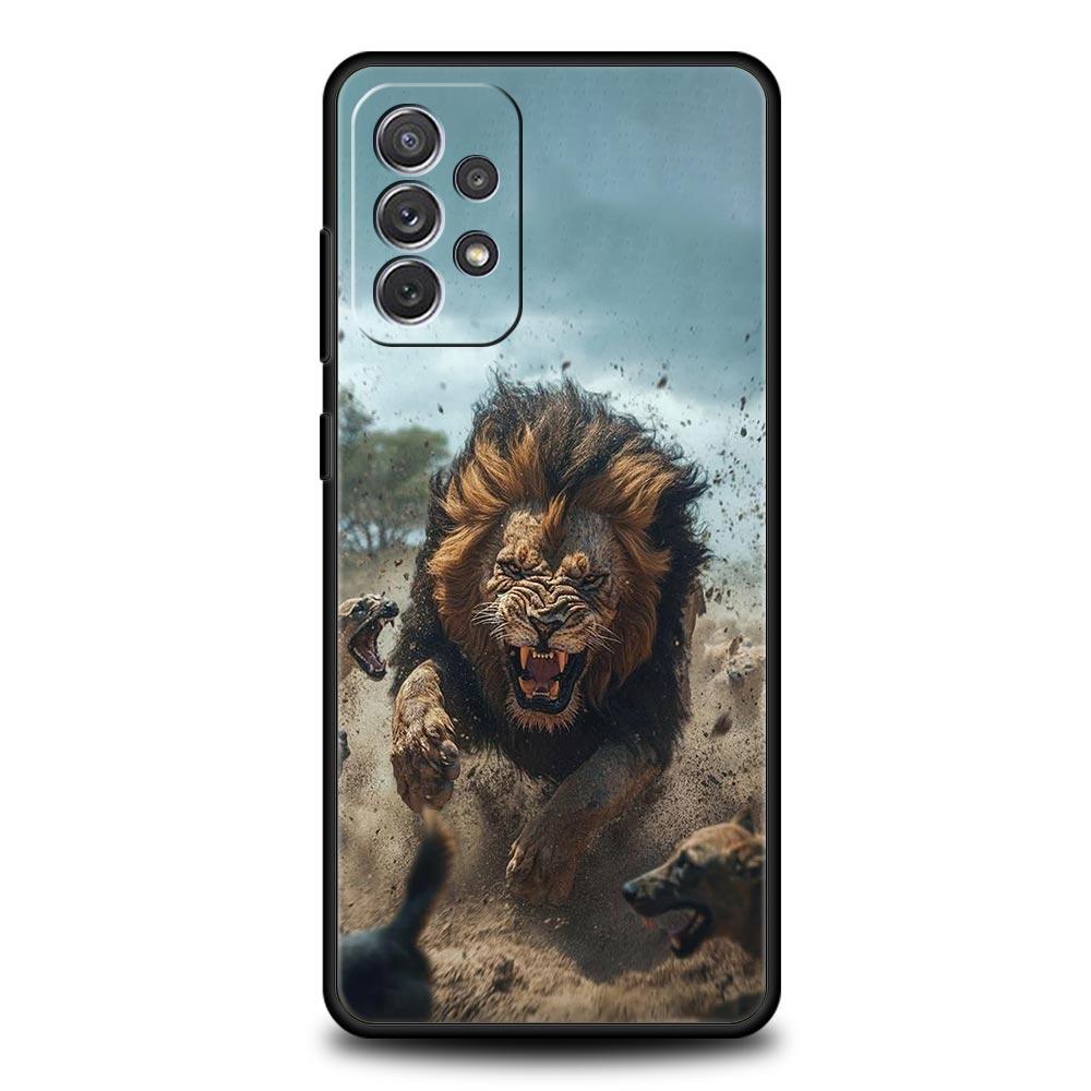 Чехол для телефона с изображением Короля Льва для Samsung Galaxy A17 A07 A55 A35 A25 A15 A05s A33 5G A31 A23 A21s A13 A41 A73 A53 A51 A71