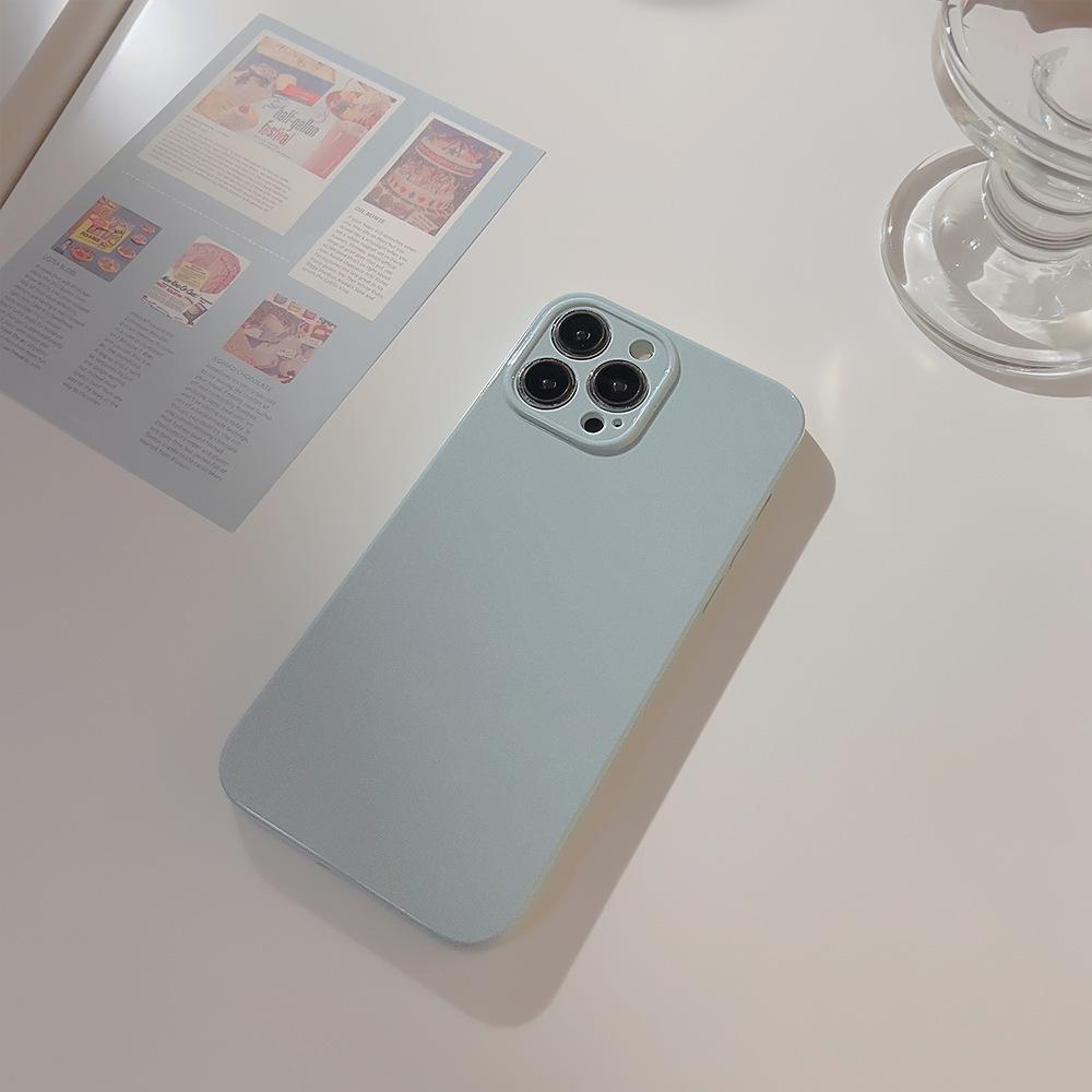 Простой ins Макарон чехол для телефона iphone13 Pro Max Apple 14 подходит для 11 яркий 12 однотонный плюс