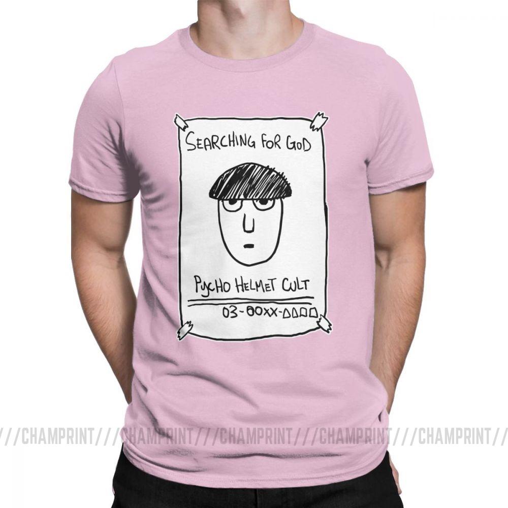 Fashion Mob Psycho 100 Where Is He T Shirt For Men Round Neck 100 Cotton