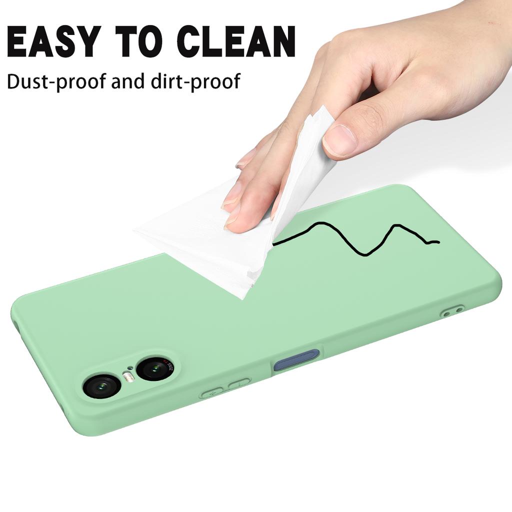 Для Sony Xperia 10 VI Чехол Жидкий Силикон Защитный Чехол для Телефона с Ремешком для Руки