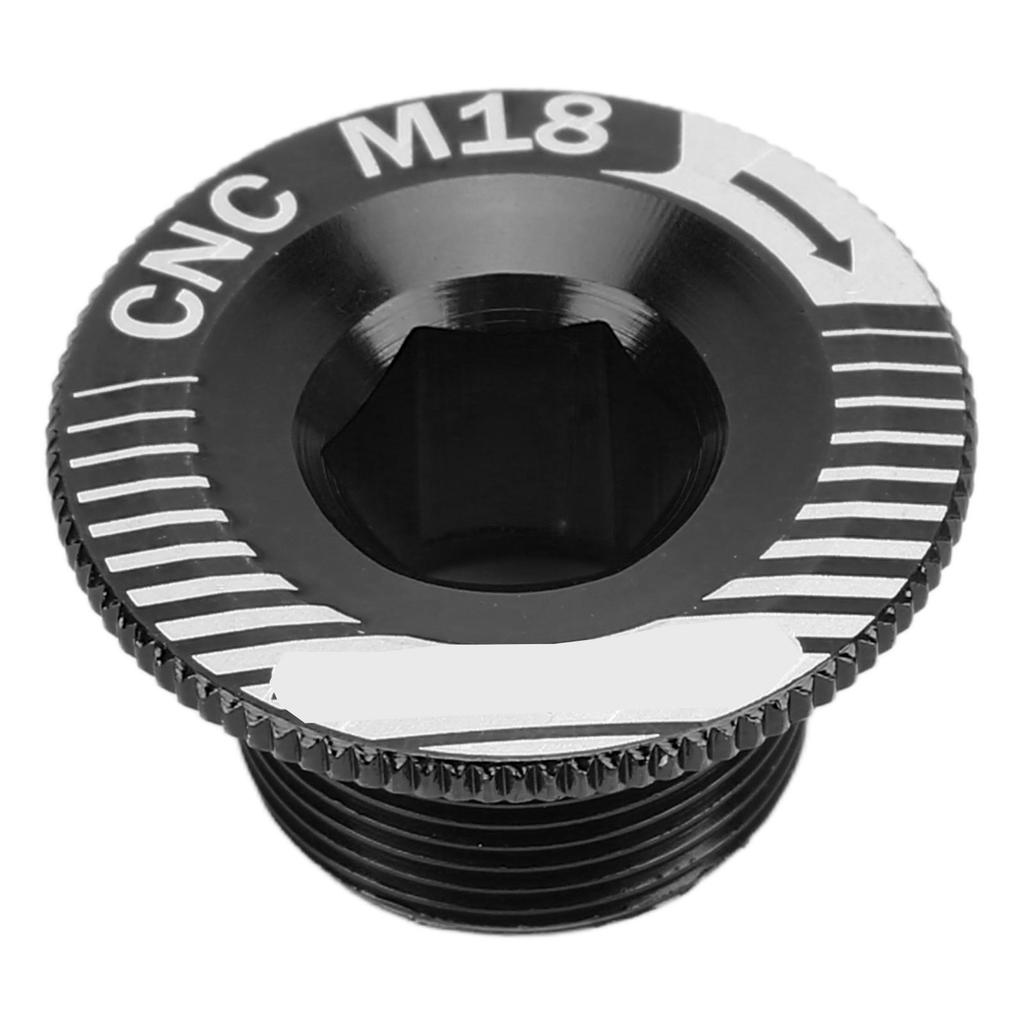 Винт для крепления шатуна велосипеда из алюминиевого сплава M18, болт для крепления шатуна велосипеда M18, черный