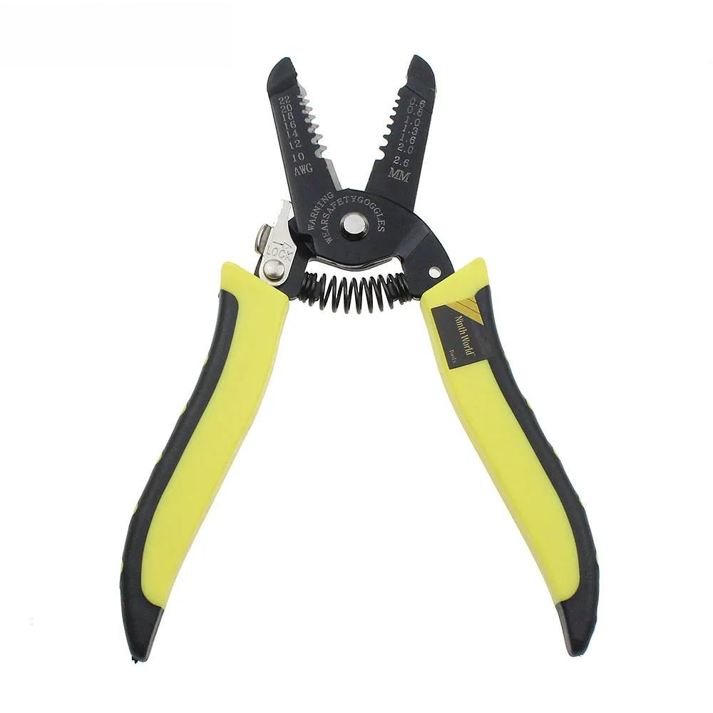 7inch 8 Inch Portable Multifunctional Household Cable Wire Stripper Pliers Crimper Cutter Tool 0.9-6mm2 Cable Cutter Garage Tool