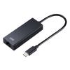 SANWA SUPPLY USB 3.2 Type-C To LAN Adapter (2.5Gbps Support) USB-CVLAN6BK