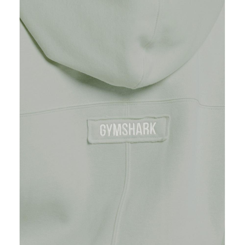 Gymshark Толстовка с капюшоном из флиса на молнии, цвет серый B8a7j Gb7s