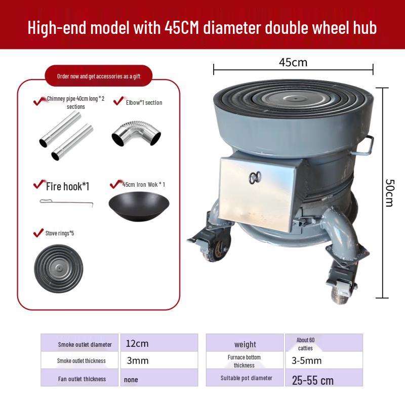 Guzhi Outdoor Stainless Steel Wood Stove