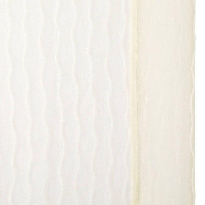 Lot de 2 voilages tissé "Mila" 140 x 240 cm Atmosphera - Lin -