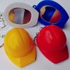 Cross-Border Bestseller: Creative Safety Helmet Bottle Opener Keychain - Practical Novelty Gift