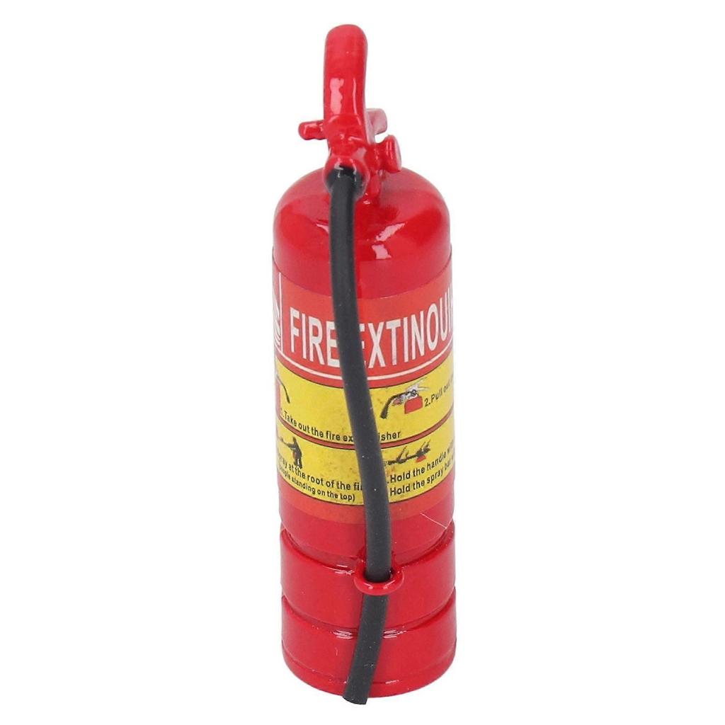 Dollhouse Fire Extinguisher Mininature 1:12 Scale Alloy Model Decorative Accessories L