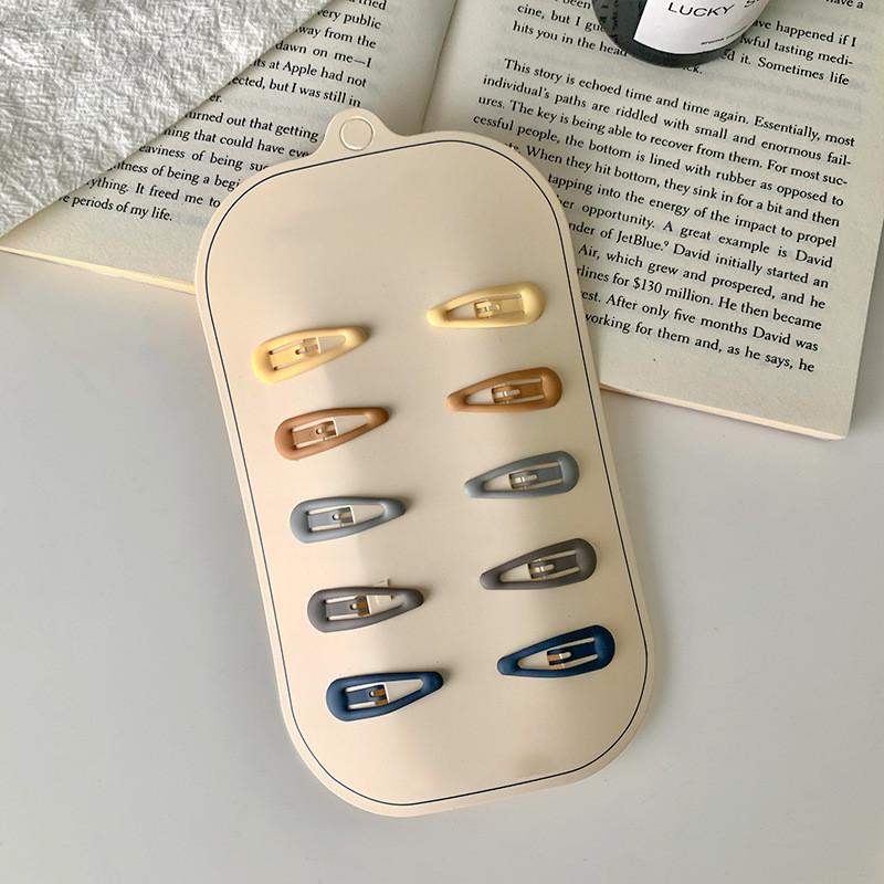 10pcs Children Hair Pin Dot Simple Colorful Hair Clips for Girls Princess Sweet Hair Clips Headwear Girls Kids Hair Accessories