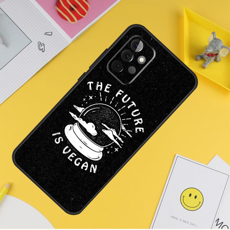 Go Vegan For Samsung Galaxy A14 A34 A54 A12 A32 A52 A51 A71 A53 A33 A13 A15 A25 A35 A55 Phone Case