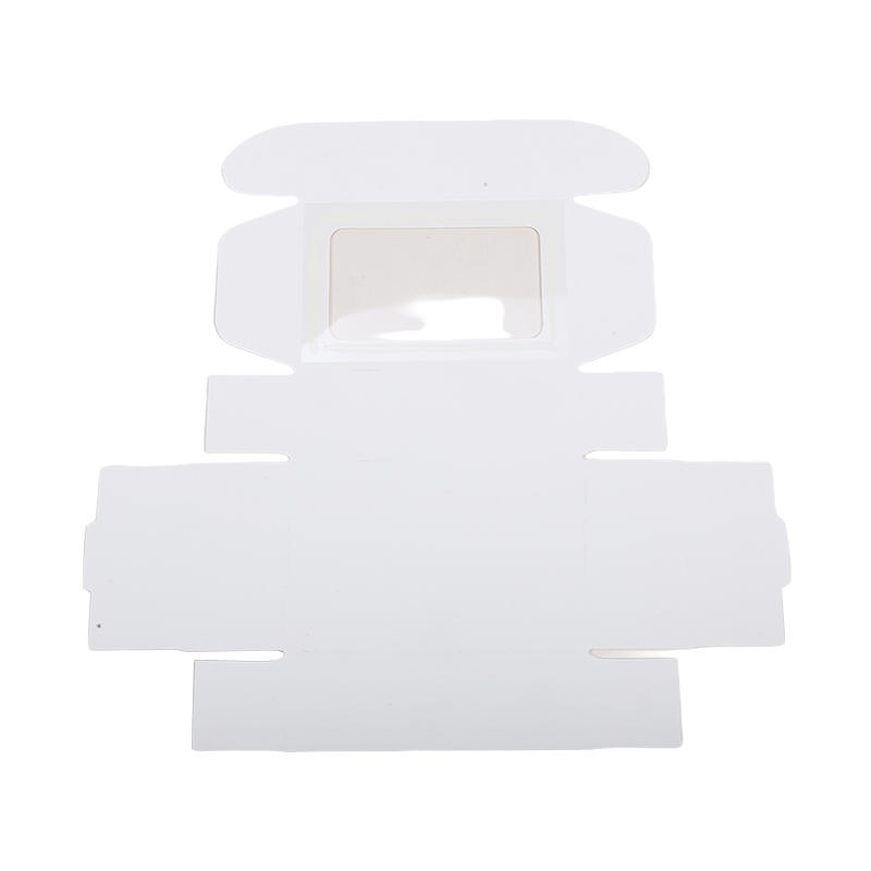 25PCS Kraft Paper Box With Clear Window Homemade Boxes Presents Packaging Boxes For Cookies Packaging Candy Box Birthday Gift