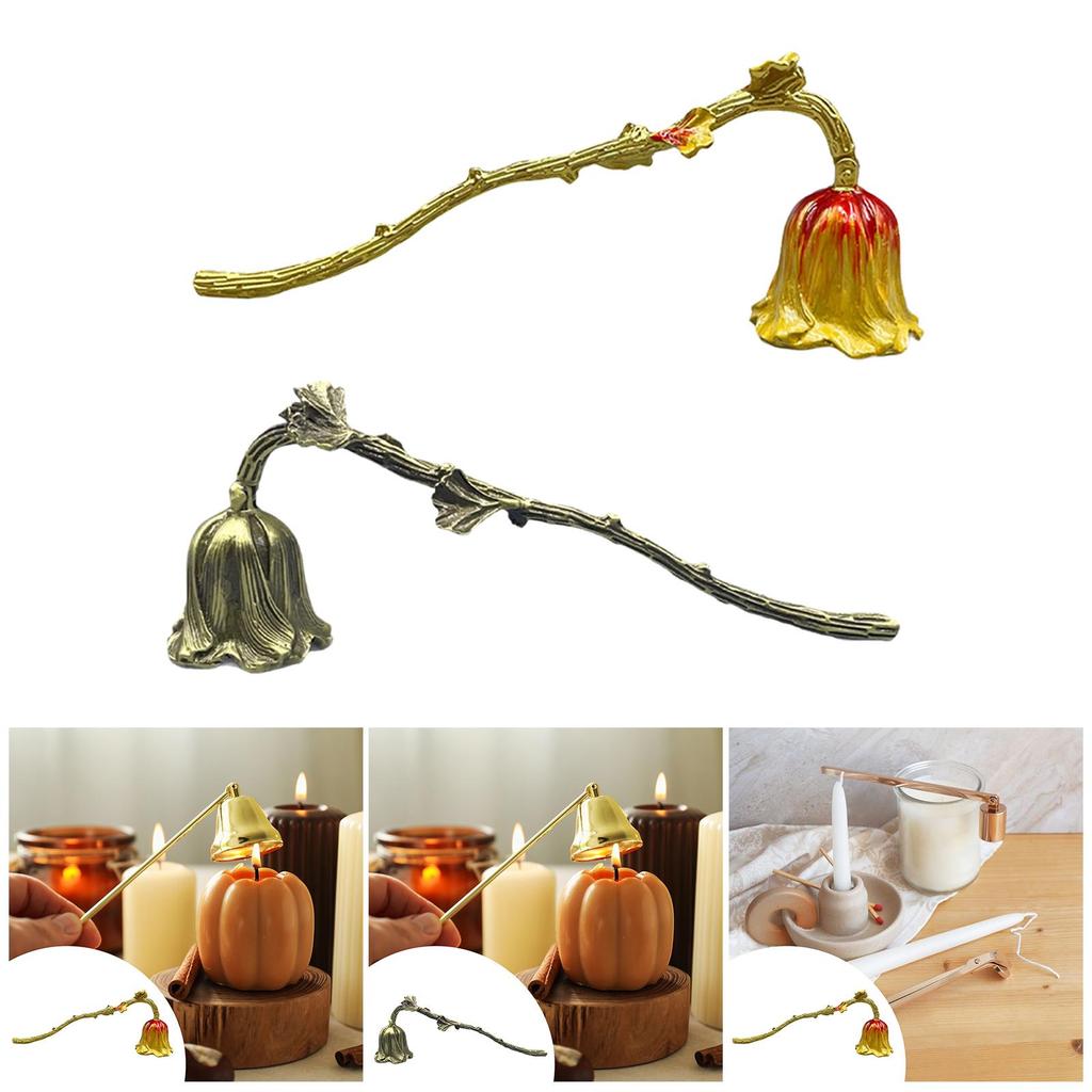 Ручной гаситель свечей Металлический Антикварный Инструмент для тушения для Любителей Подарки